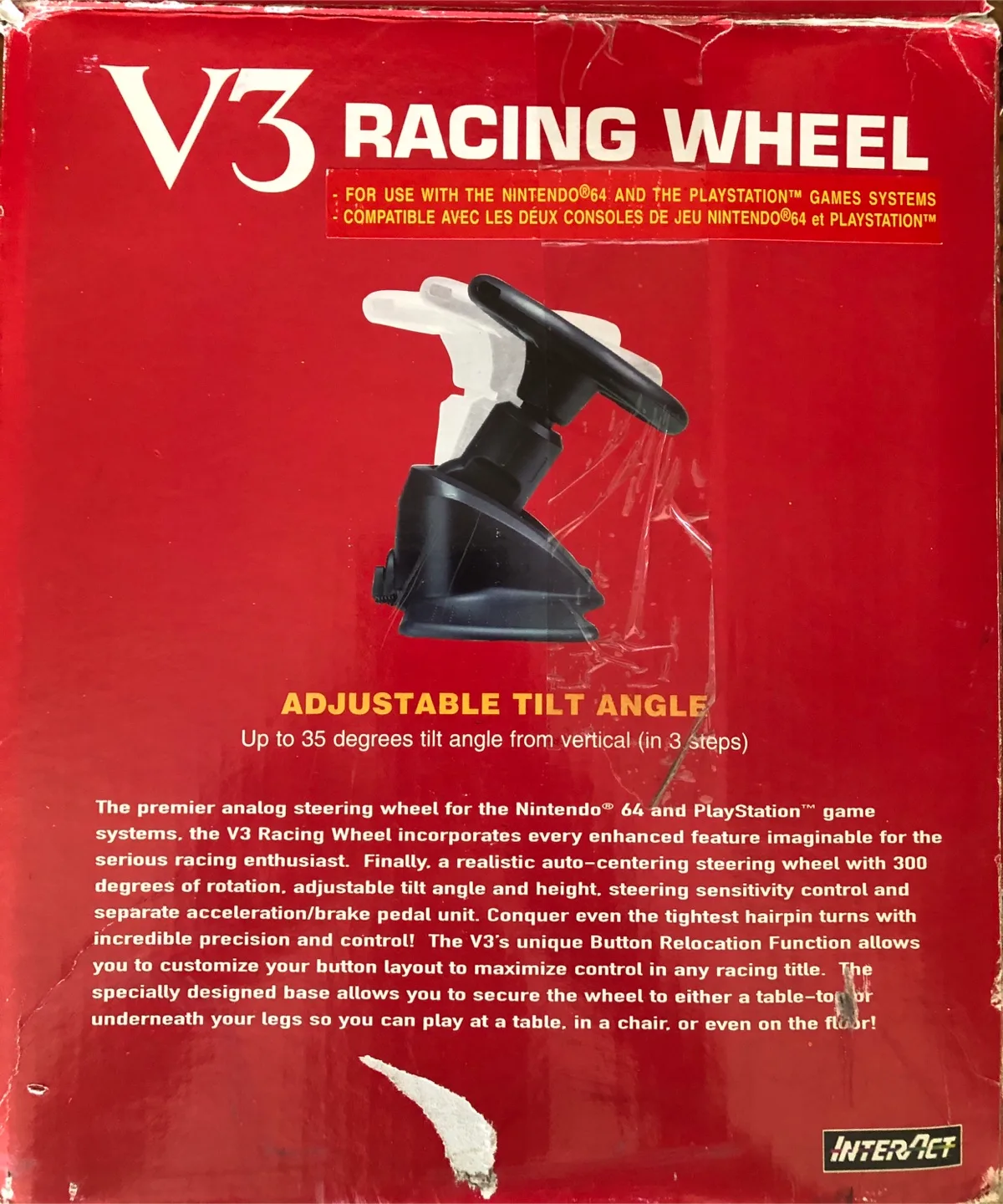 Interact V3 Racing Wheel for Playstation and Nintendo 64 image indicator(8)