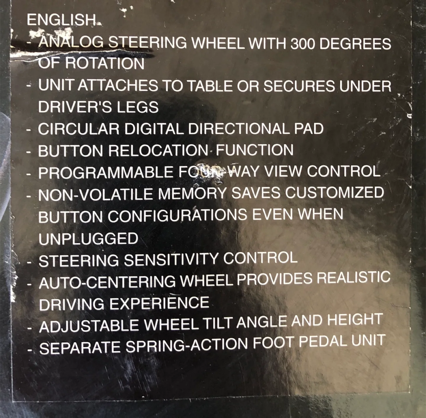 Interact V3 Racing Wheel for Playstation and Nintendo 64 image indicator(7)