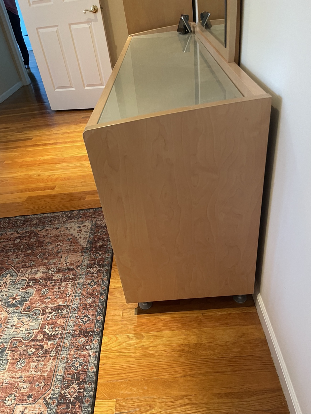Modern Vanity Set with Mirror and Drawers - photo 2