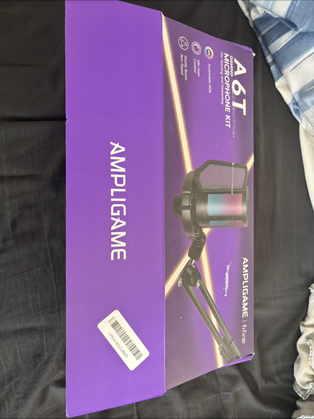FIFINE A6T Gaming Microphone Kit with RGB Lighting