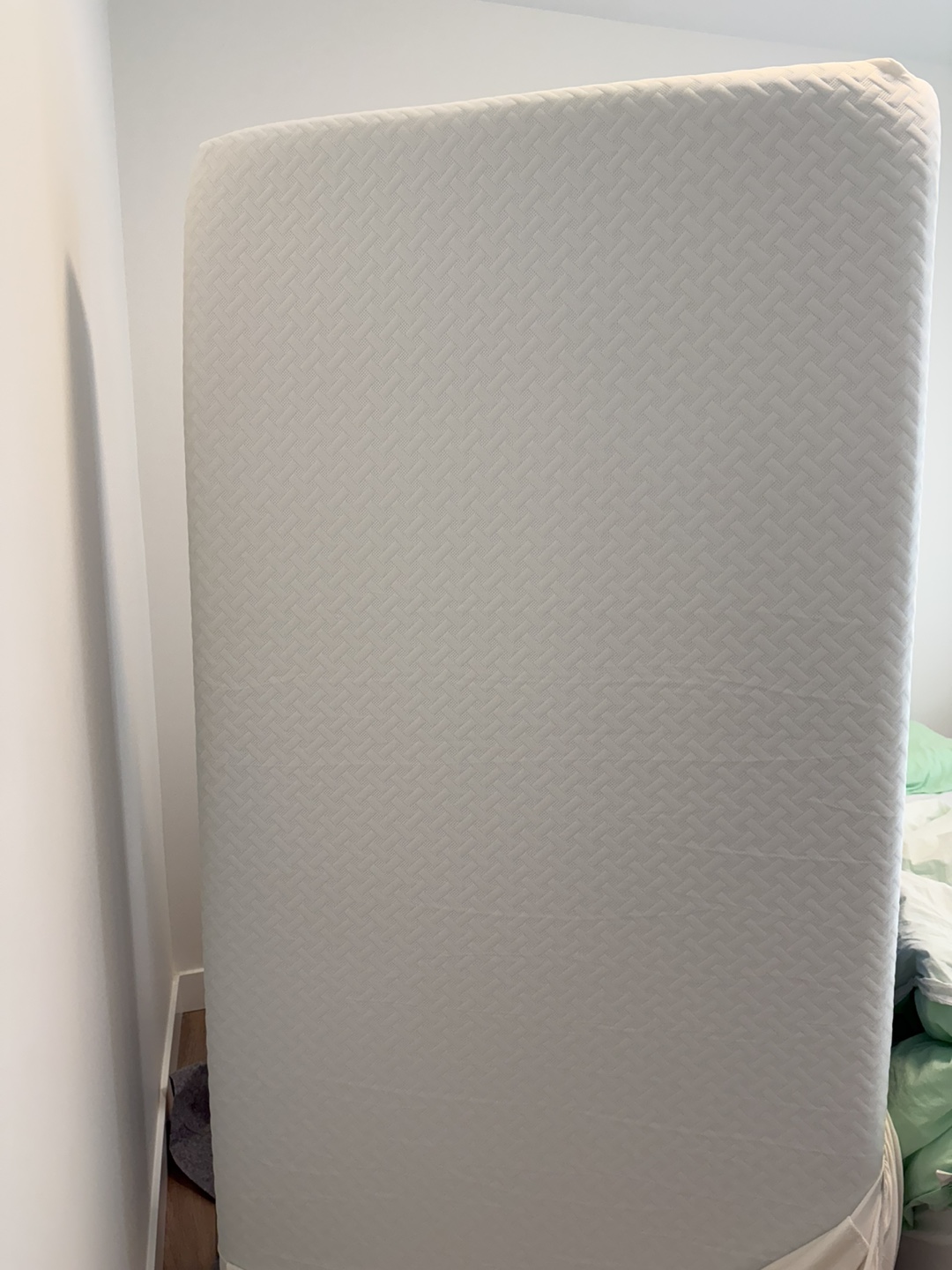 Zinus Twin Mattress + waterproof cover + Ikea cover