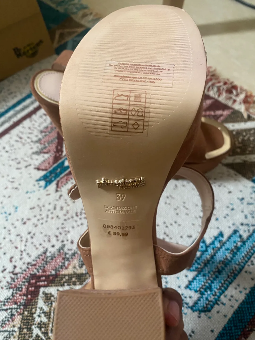 Brown Suede Platform Heels - Size 39 image indicator(3)