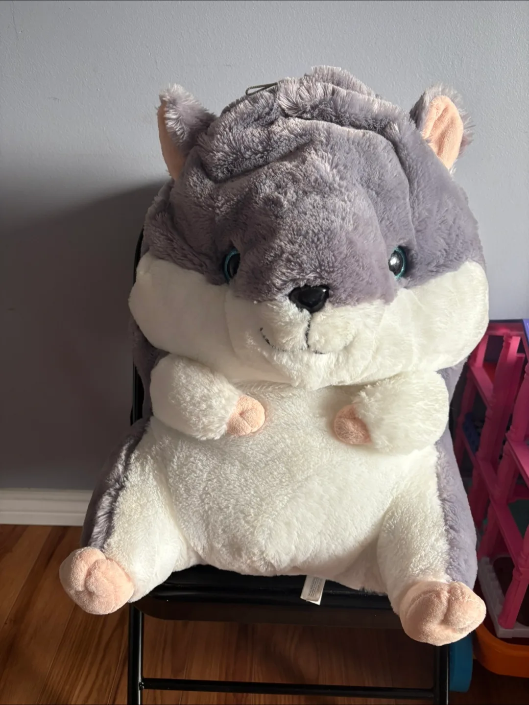 Plush Grey Hamster Toy image indicator(4)