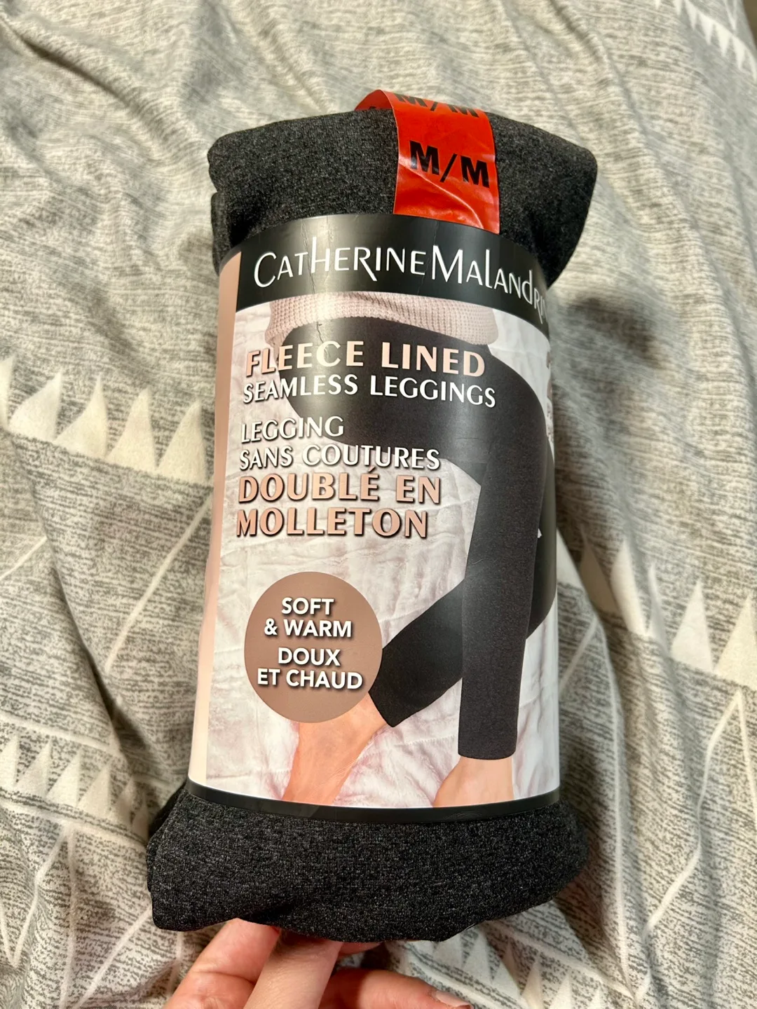 Catherine Malandrino Fleece Lined Seamless Leggings - Medium thumbnail