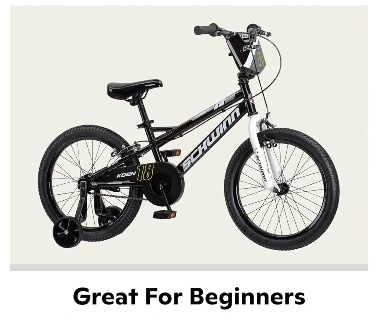 Schwinn Koen 18-inch Kids' Bike with Training Wheels thumbnail