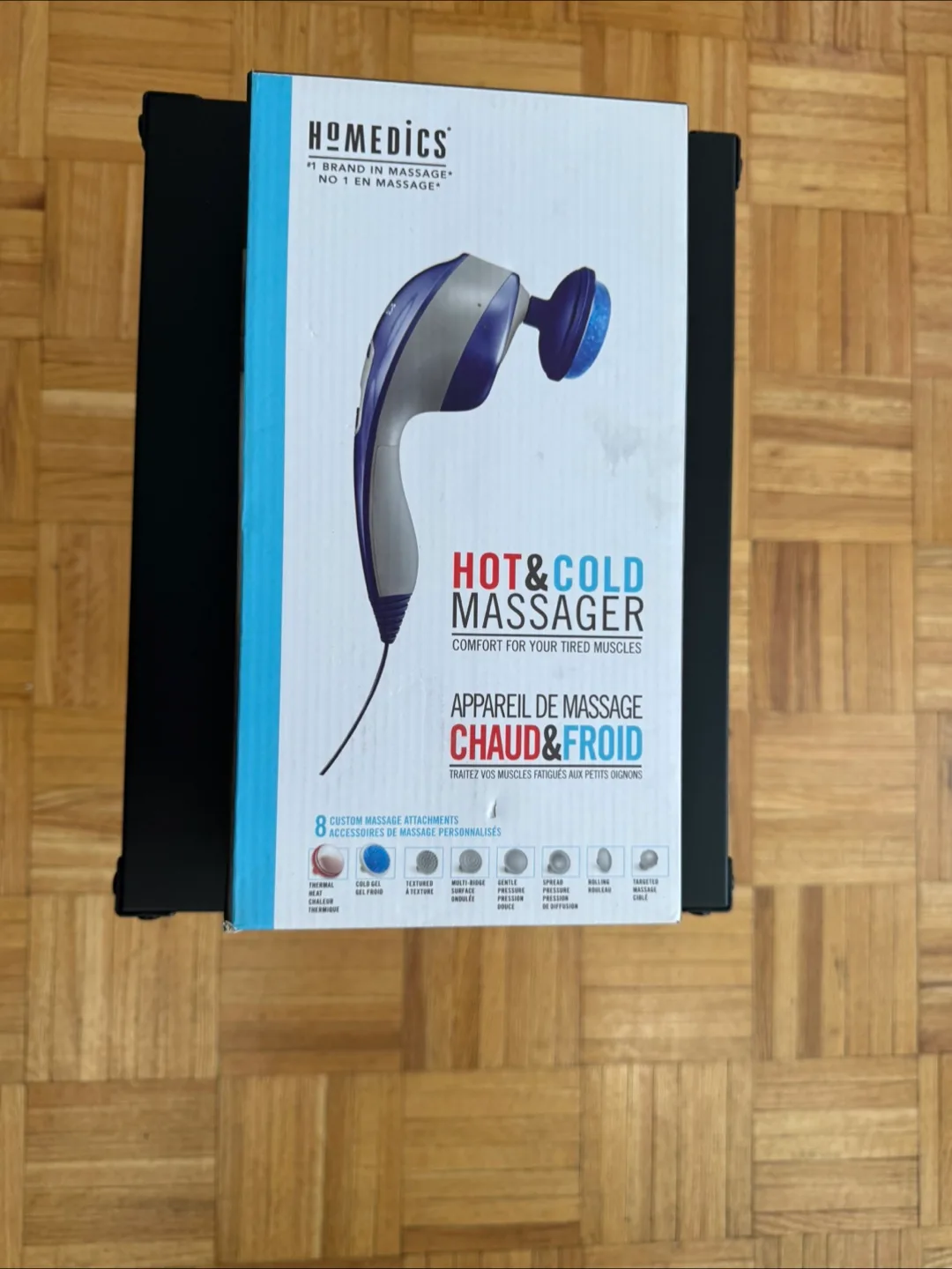 Homedics Hot & Cold Massager with 8 Attachments thumbnail