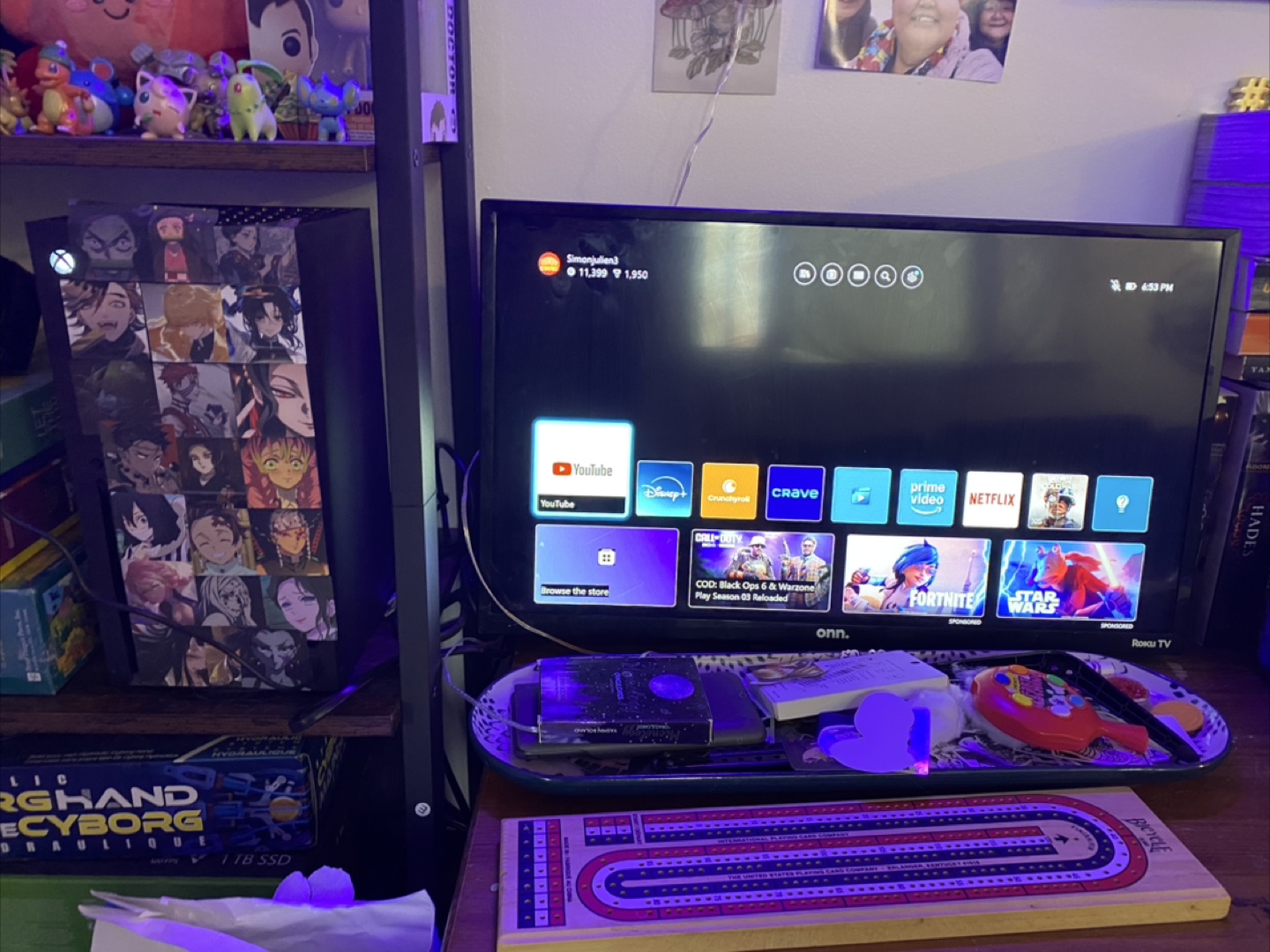 Xbox Series X with Demon Slayer Decal