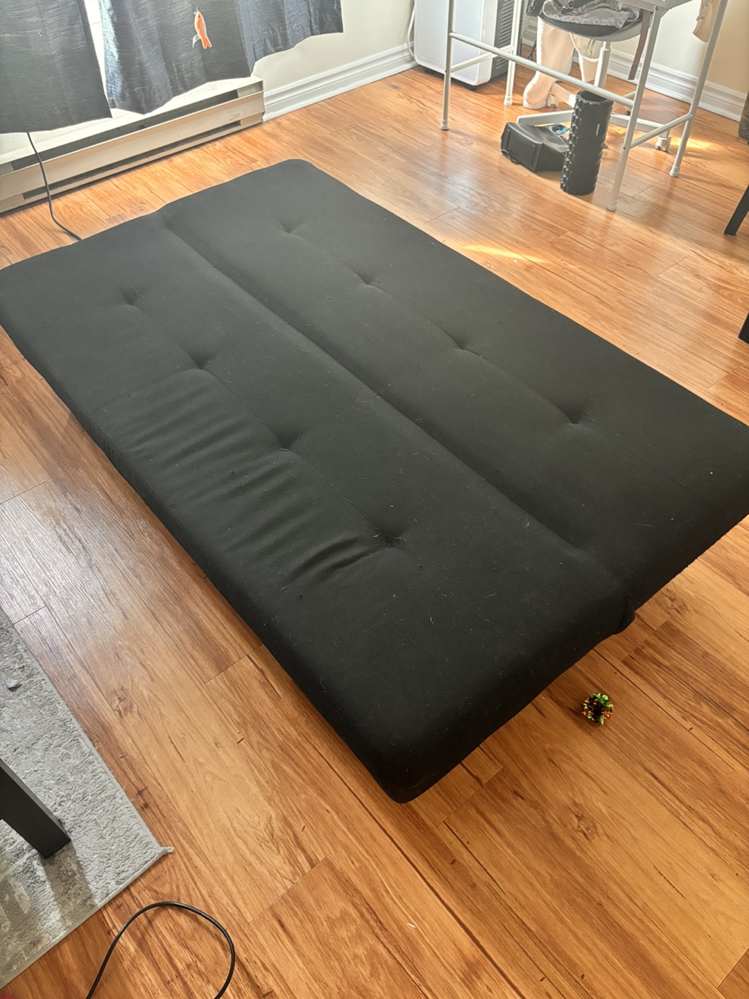 Black Futon Sofa Bed - photo 3