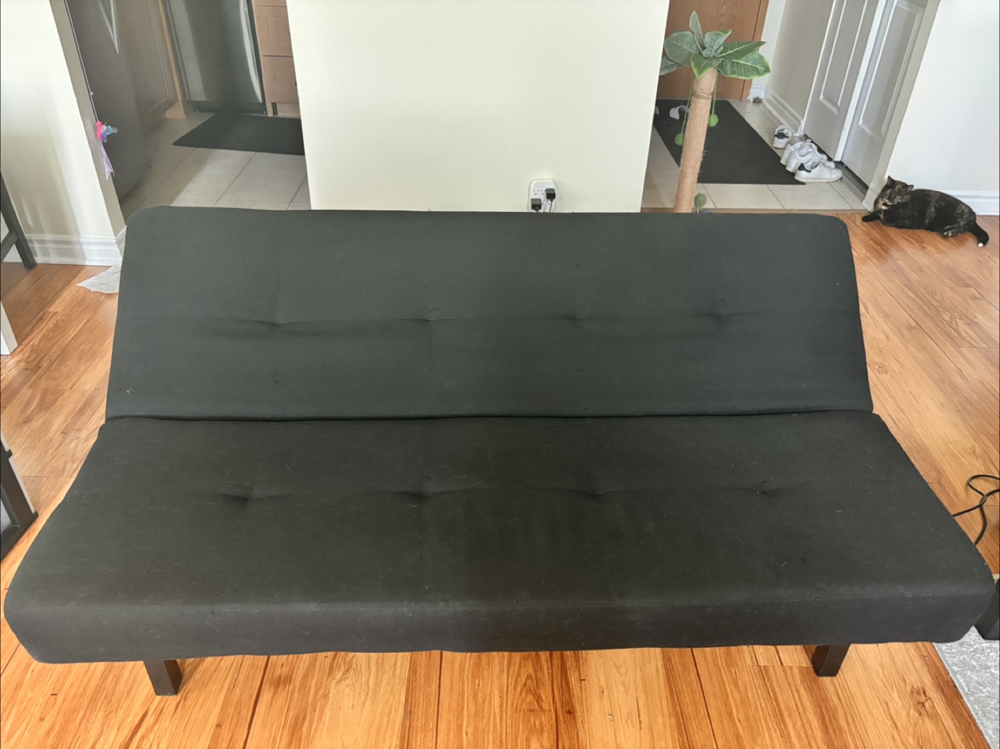 Black Futon Sofa Bed - photo 2