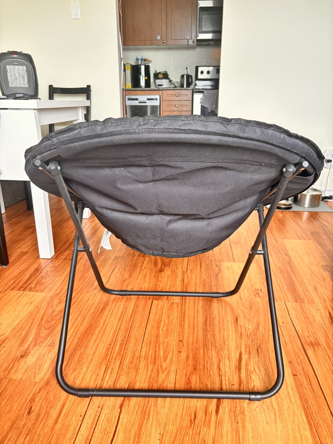 Black Foldable Round Chair - photo 4