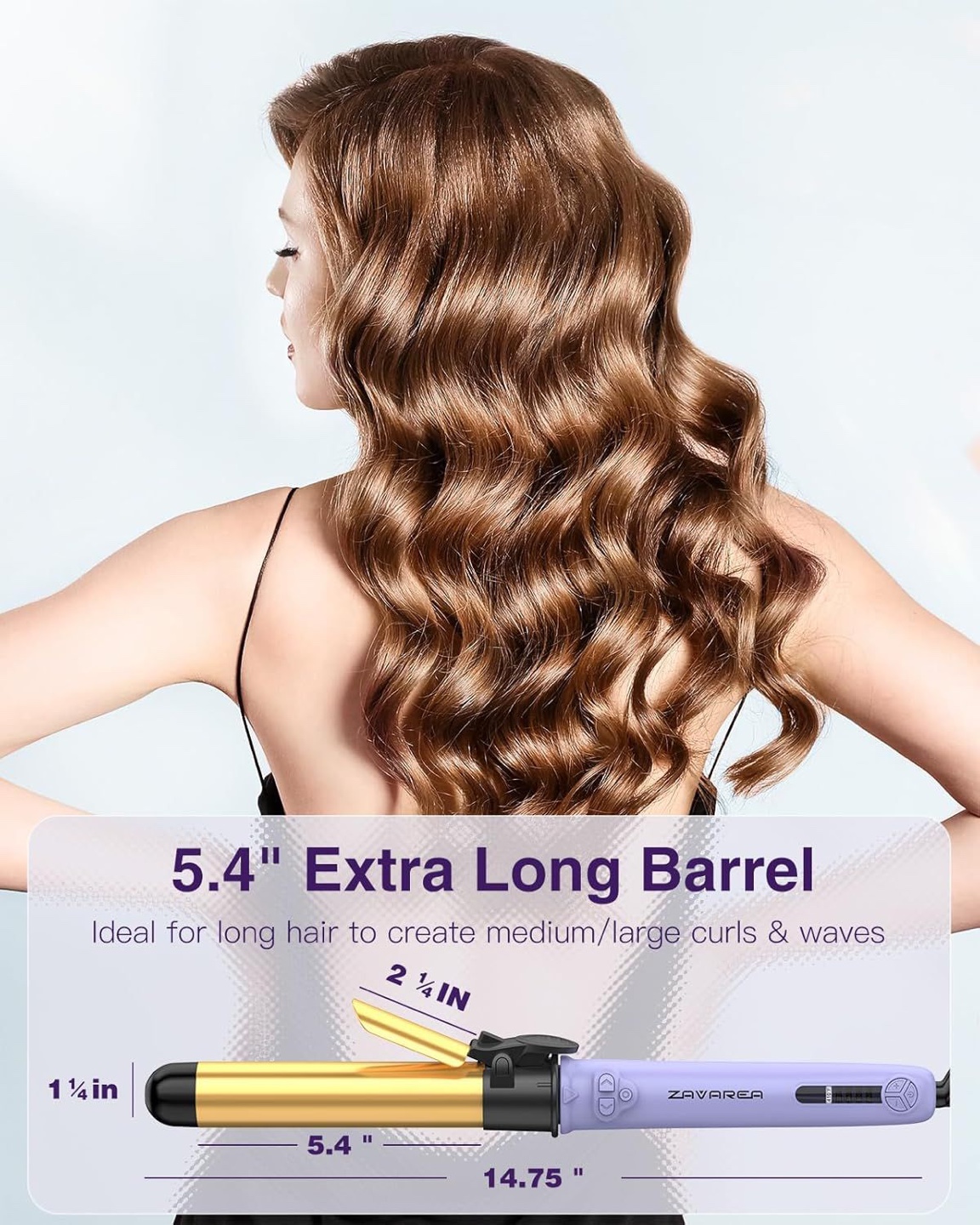 Zavarea 1.25 inch Auto Rotating Curling Iron - photo 2