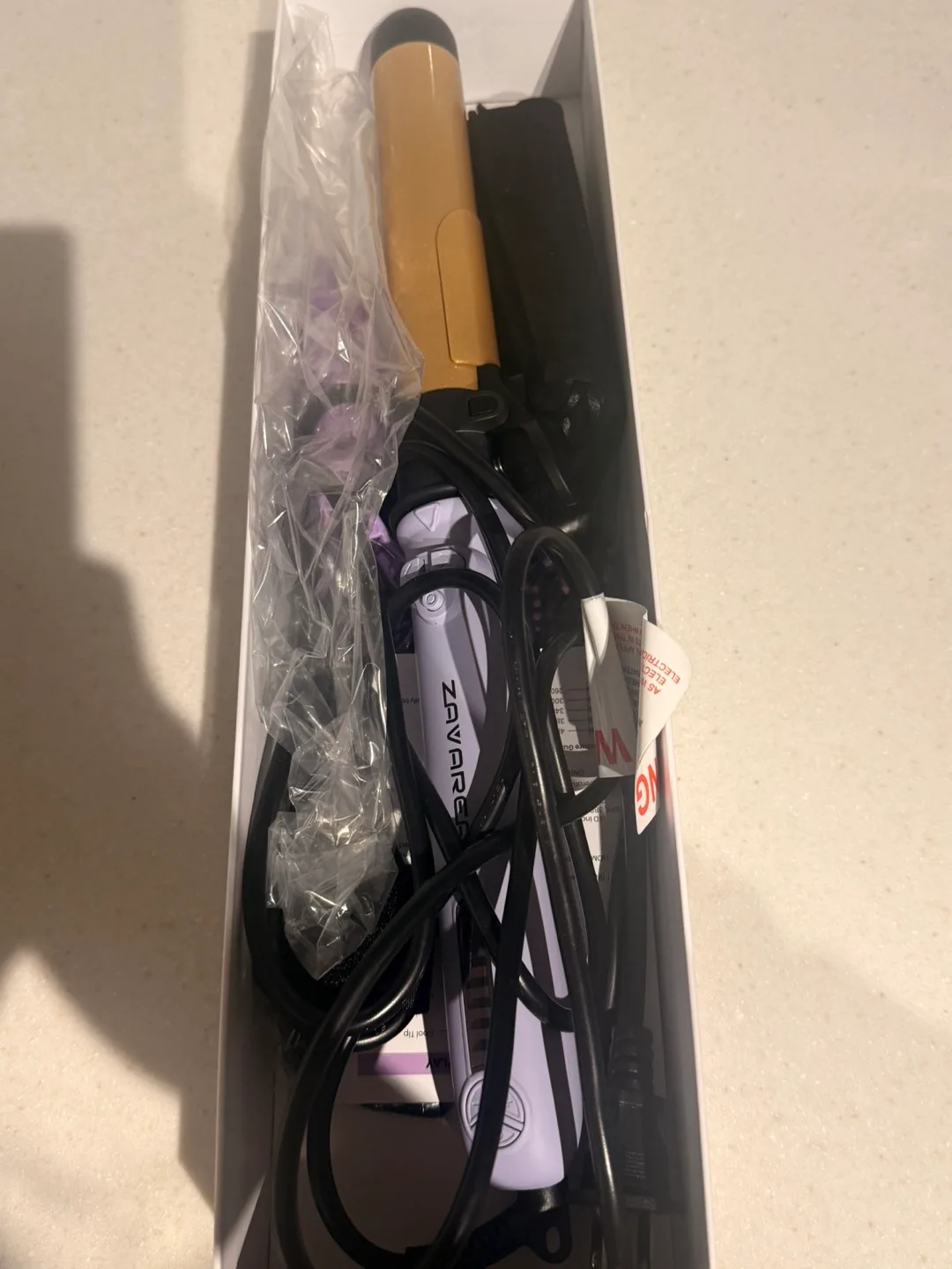 Zavarea 1.25 inch Auto Rotating Curling Iron image indicator(3)