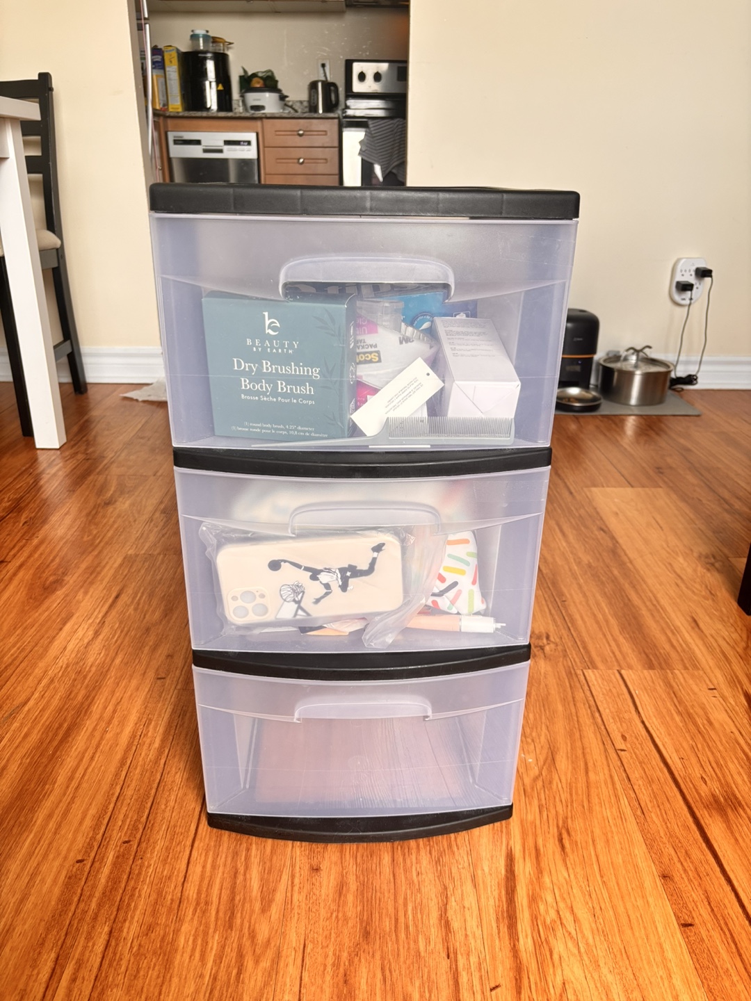 3-Drawer Organizer with Caster Wheels