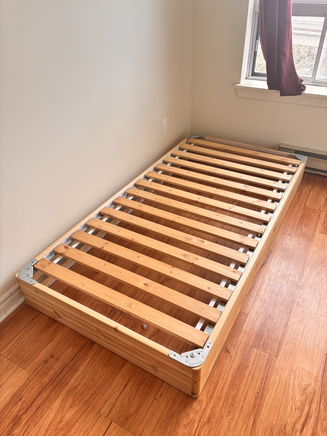 Two IKEA MALM Twin-Size Bed Frame with Slatted Base - photo 2