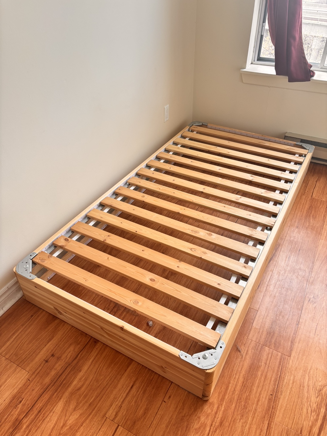 Two IKEA MALM Twin-Size Bed Frame with Slatted Base - photo 3
