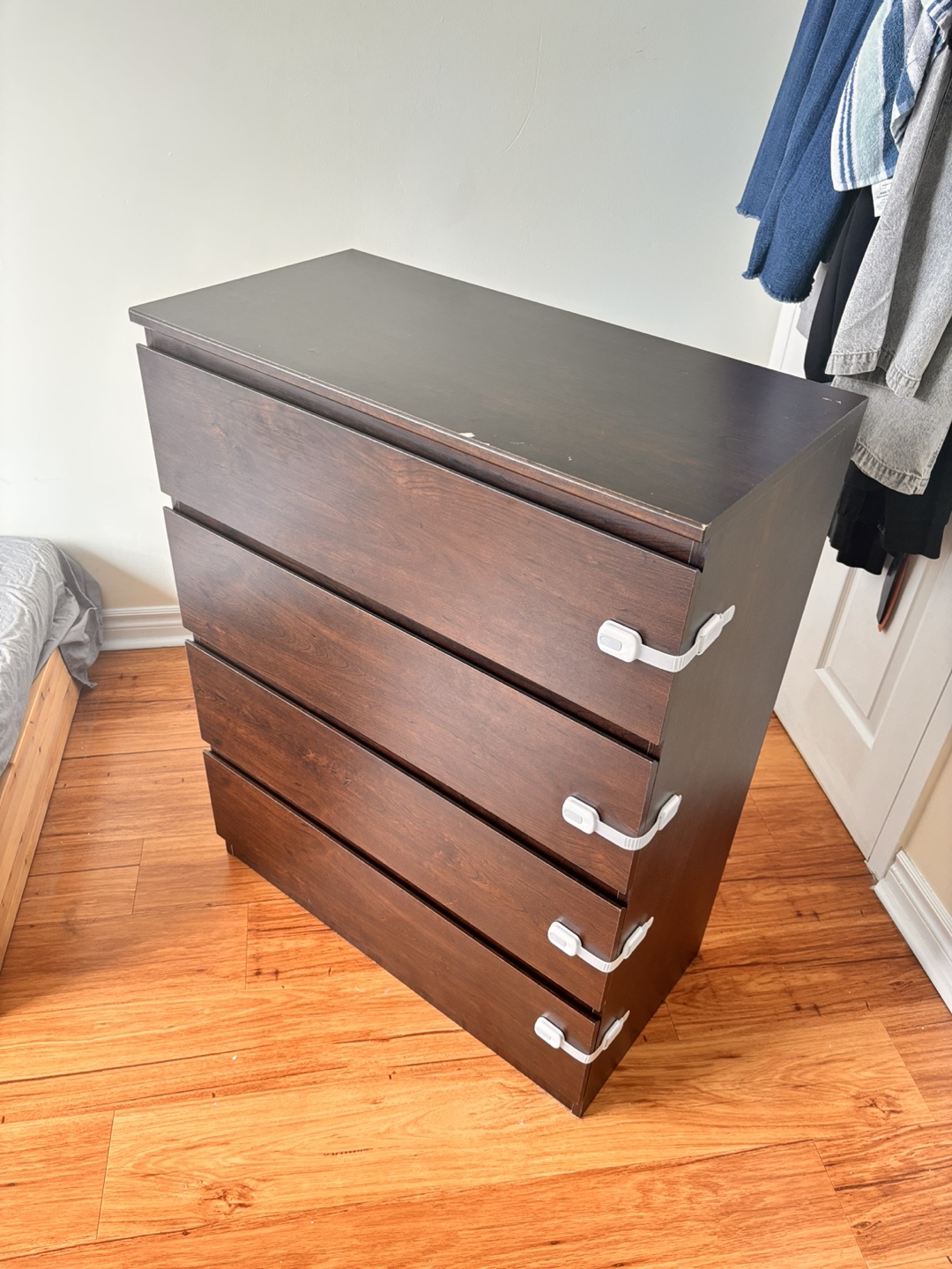 Ikea Dark brown 4-drawer dresser - photo 2