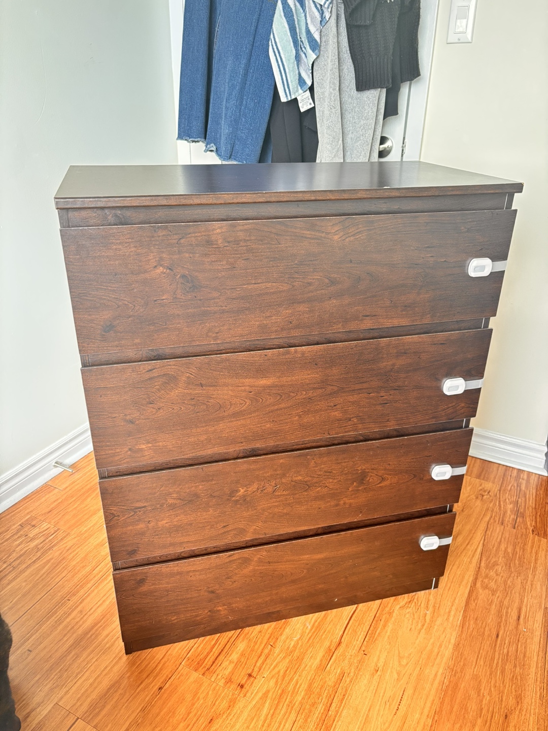 Ikea Dark brown 4-drawer dresser