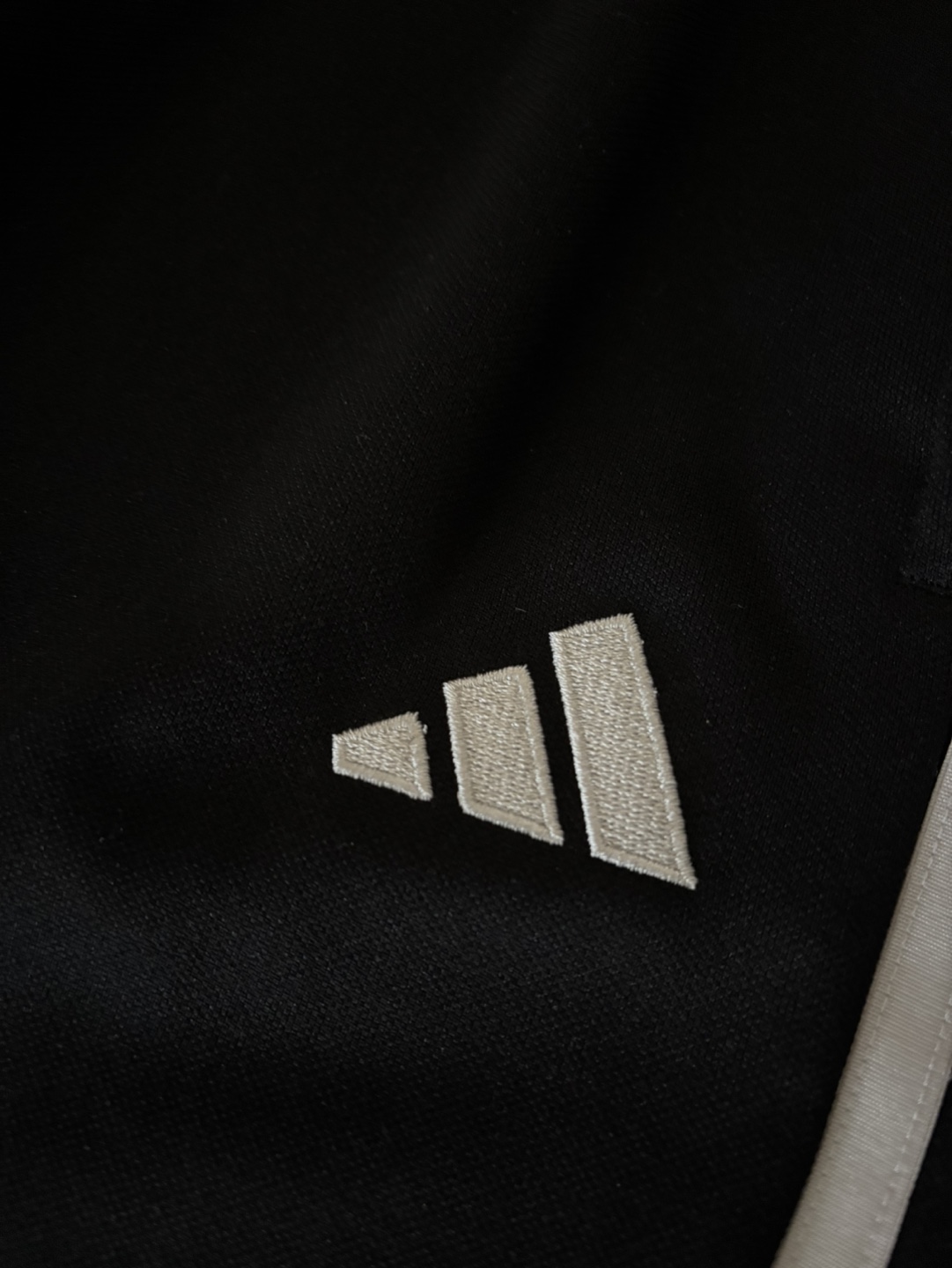 Youth (11-12Y) Adidas Black Soccer Pants with White Stripes - photo 2