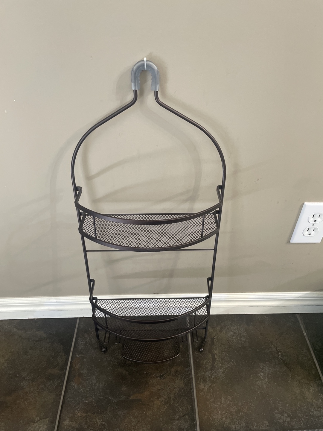 Bronze Over-the-Shower Door Caddy Organizer