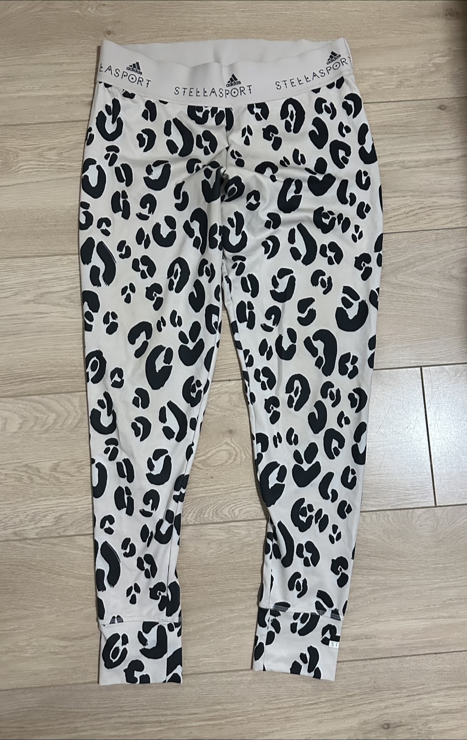 Adidas StellaSport Leopard Print Leggings - Medium
