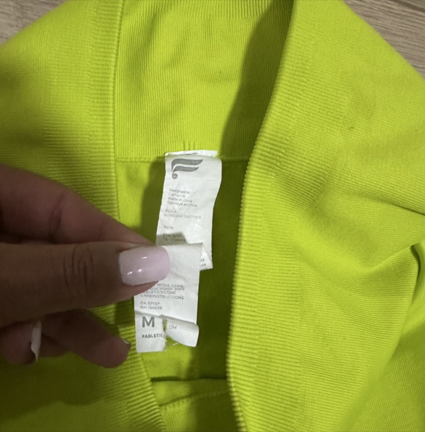 Fabletics Neon Yellow Leggings - Size M - photo 2