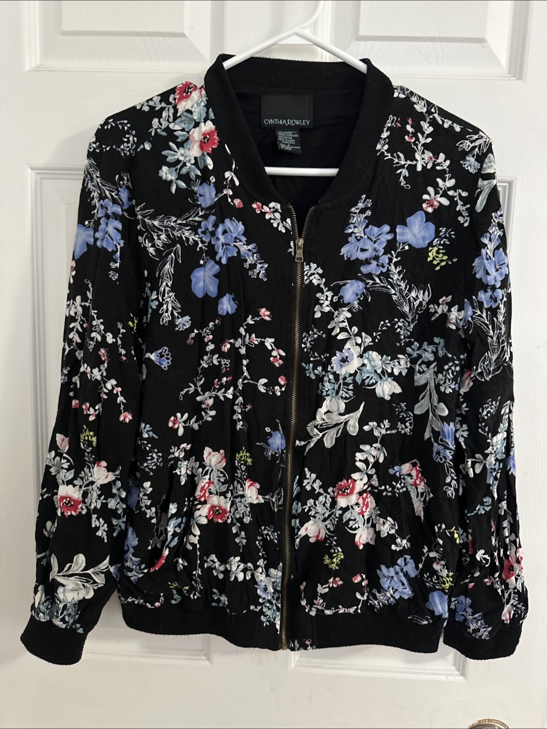 Floral Bomber Jacket
