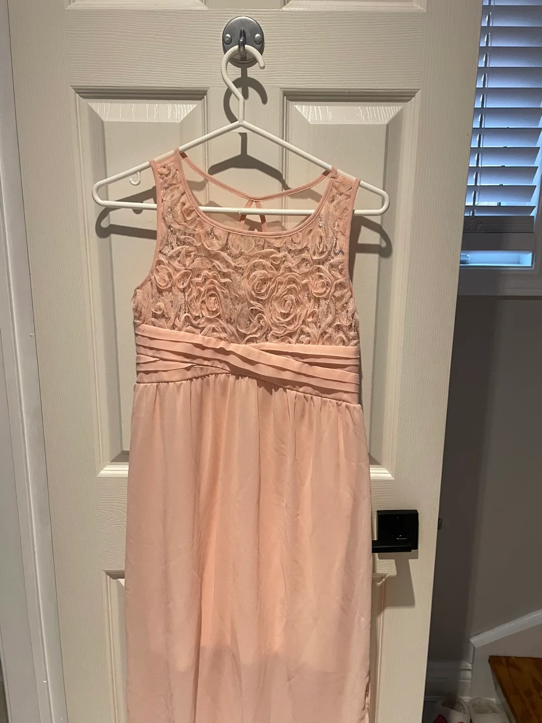 Peach Girls' Maxi Dress Size 10 thumbnail