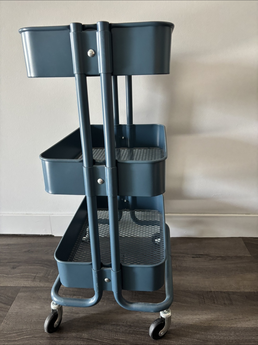 IKEA Three-Tier Rolling Cart - Teal - photo 3