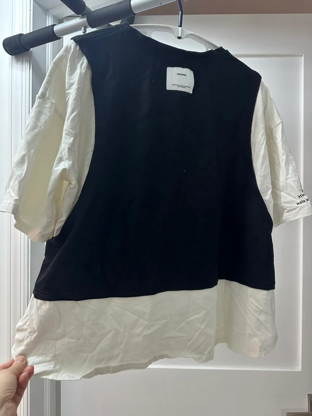 Bingo ♥️Diadora x The North Face Two-Tone Cropped Tee image indicator(2)