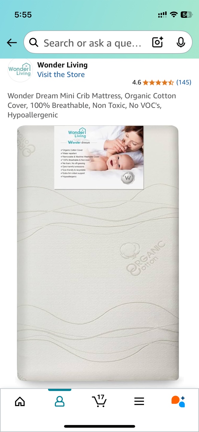 Delta children mini crib & Wonder Living Mini Crib Mattress - photo 5