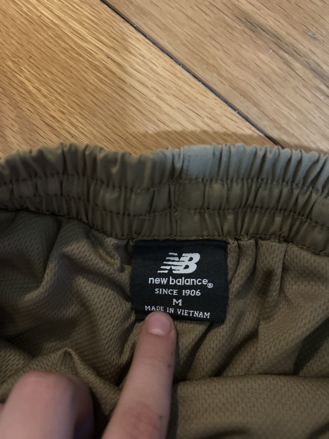 New Balance Men's Size Medium Olive Green Athletic Pants - photo 4