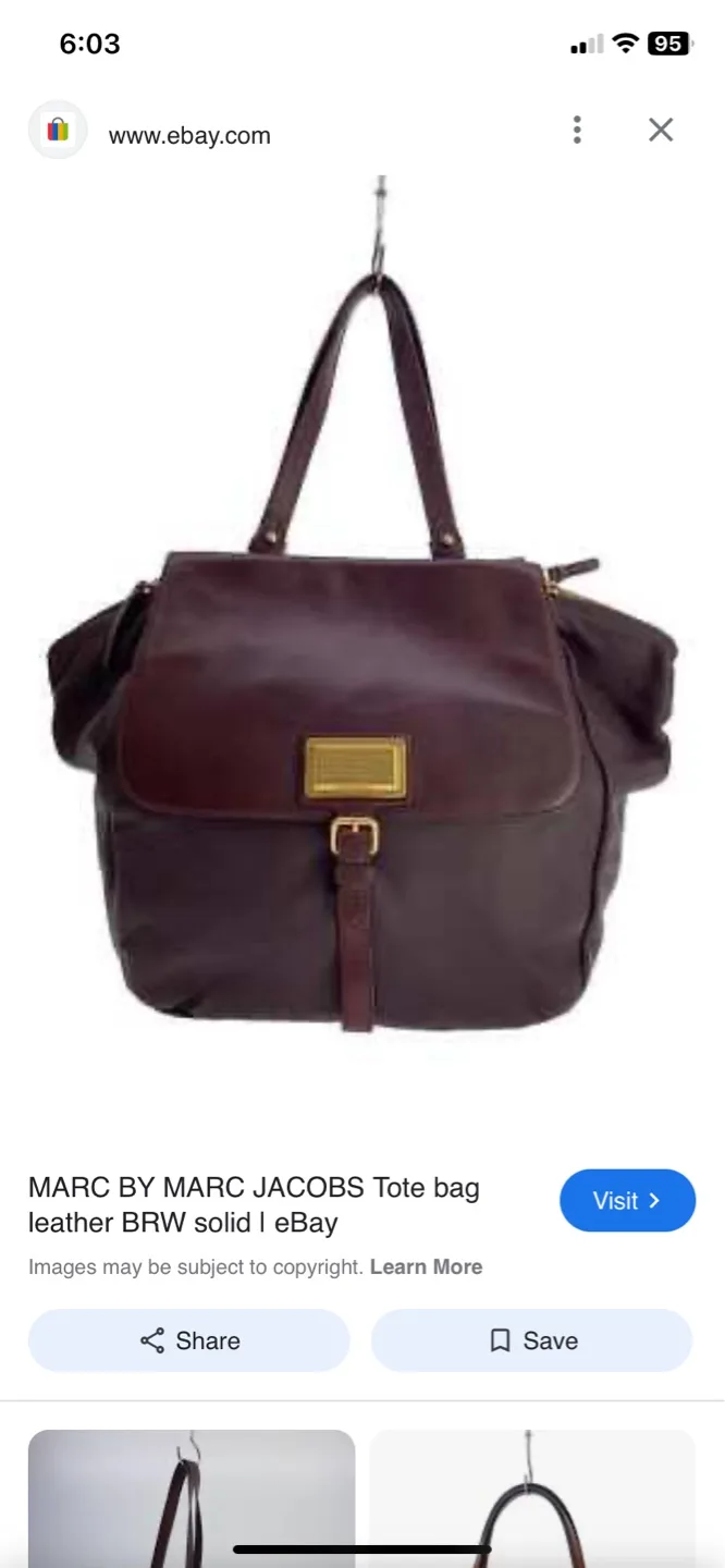 Marc by Marc Jacobs Leather Tote Bag image indicator(10)