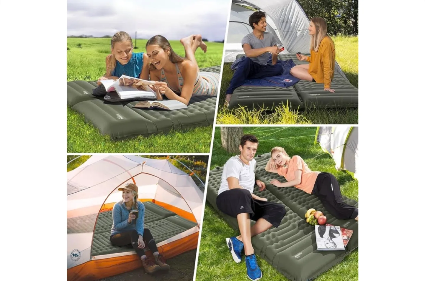 Elegear Camping Sleeping Pad - 4" Ultra-Thick Inflatable image indicator(9)