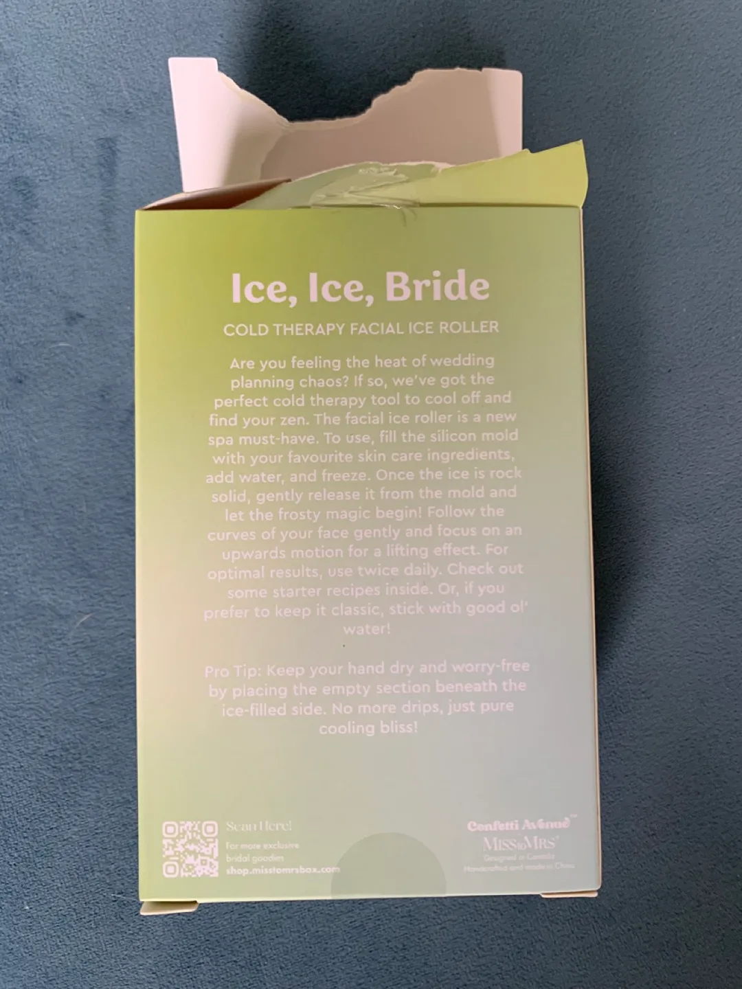 Bride themed ice roller 💍🤍 image indicator(4)