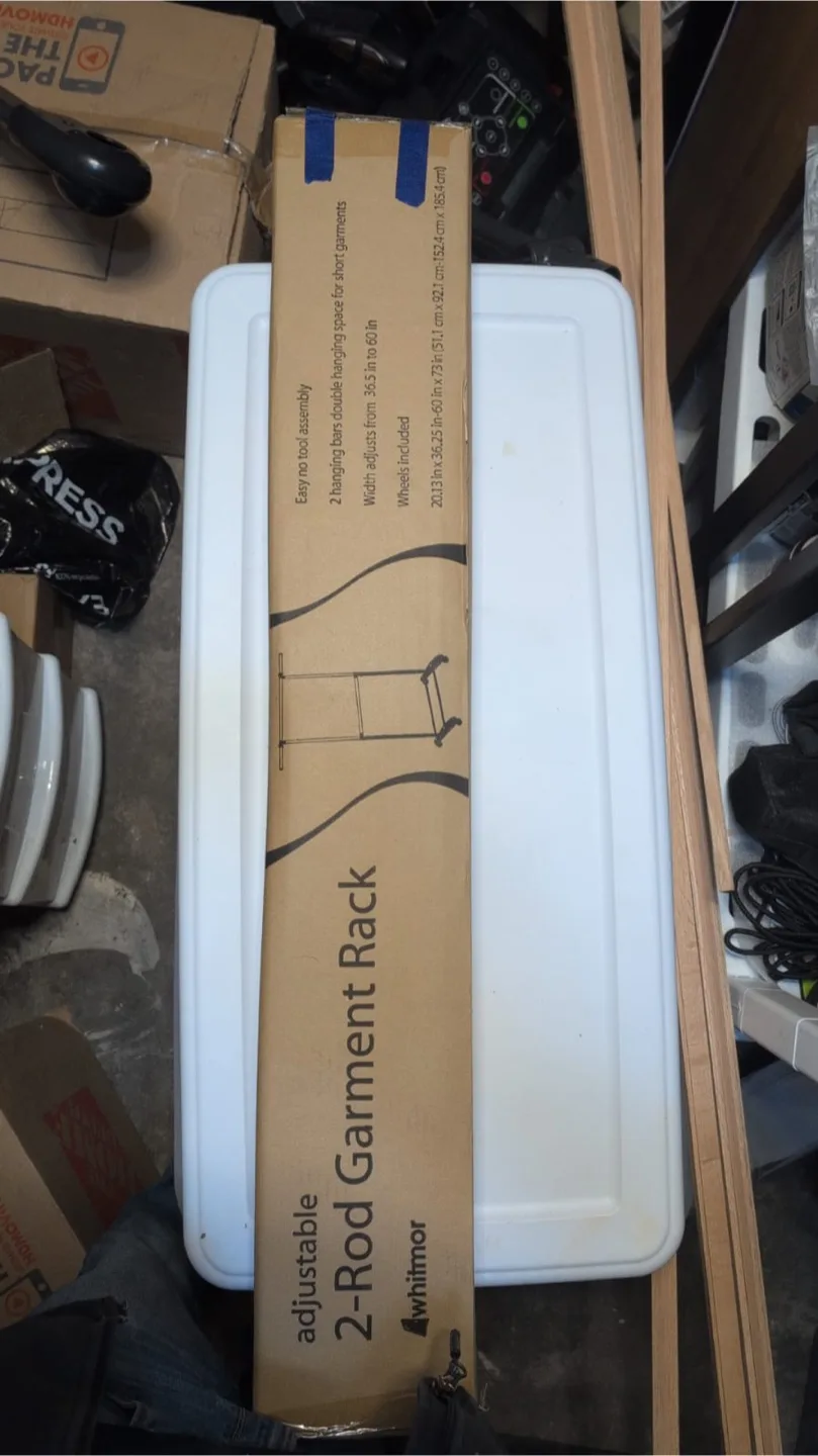 Whimor 2-Rod Adjustable Garment Rack thumbnail