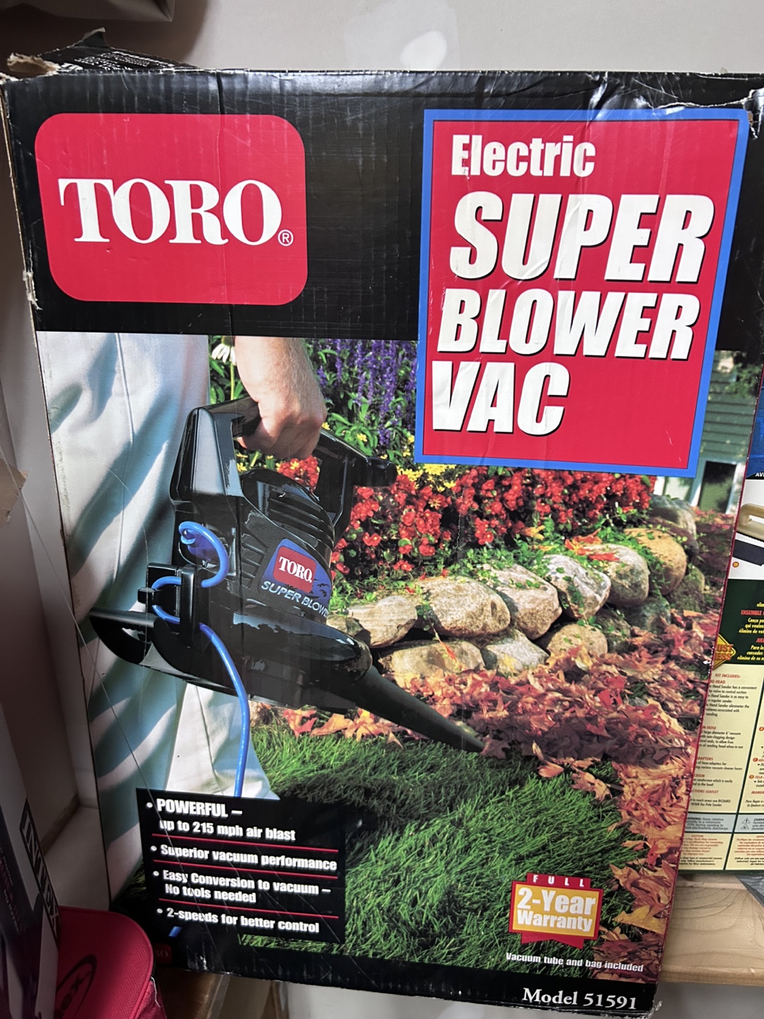 Toro Super Blower Vac 51591 Electric Leaf Blower Vacuum - photo 3