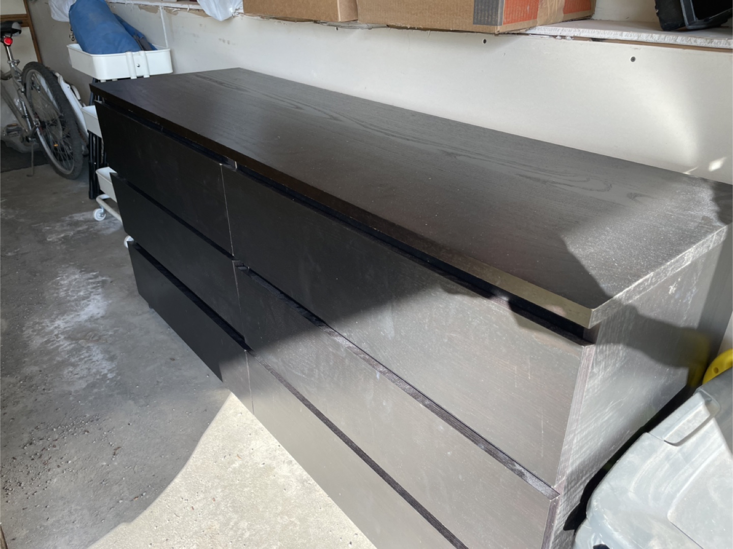 IKEA MALM 6-Drawer Dresser - Black-Brown - photo 2