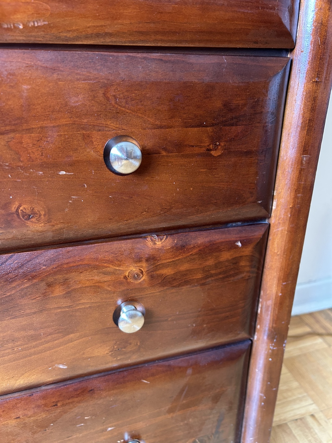 Solid Wood 6-Drawer Chest of Drawers - photo 3