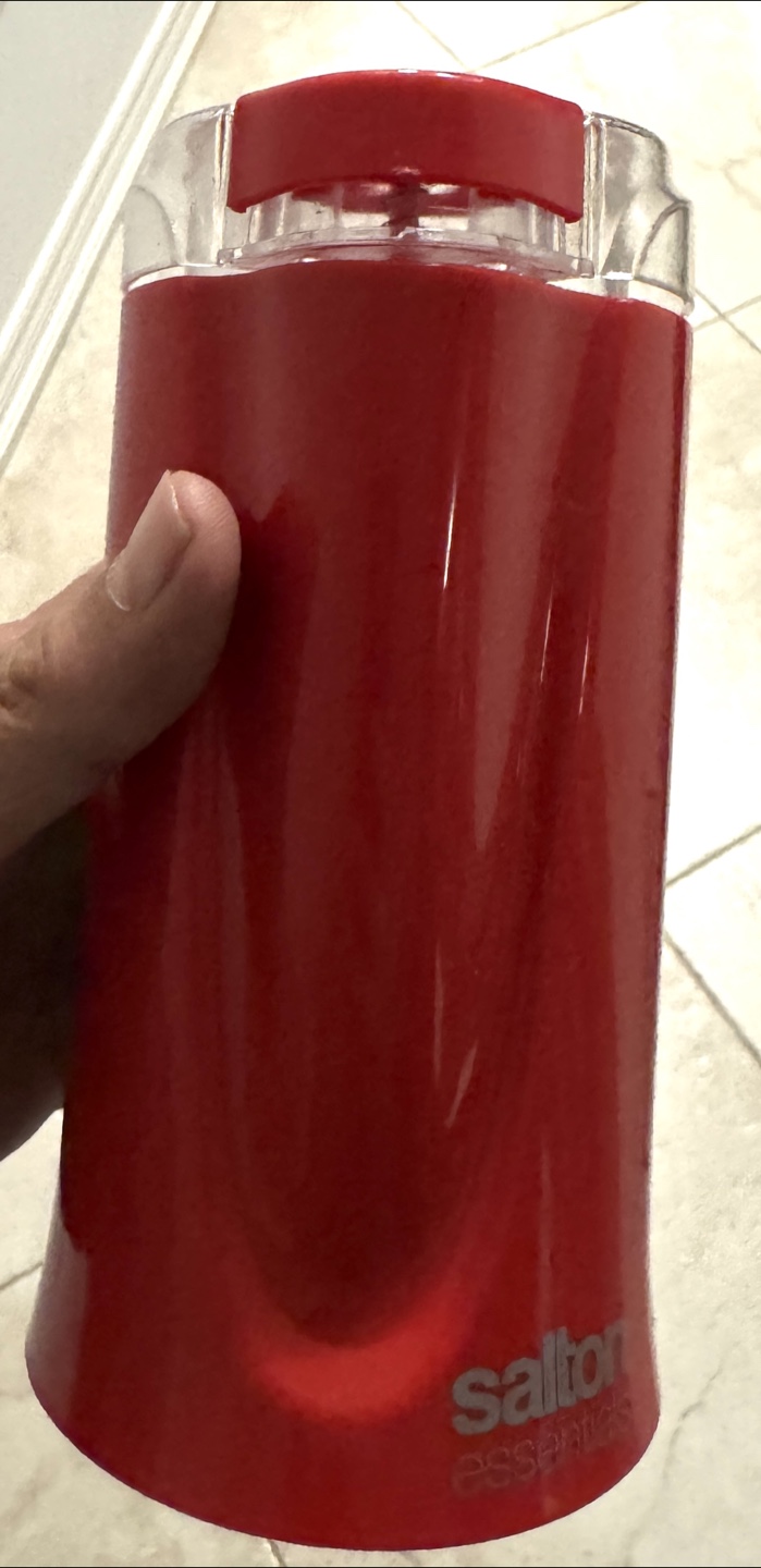 Salton Essentials Red Electric Spice Grinder