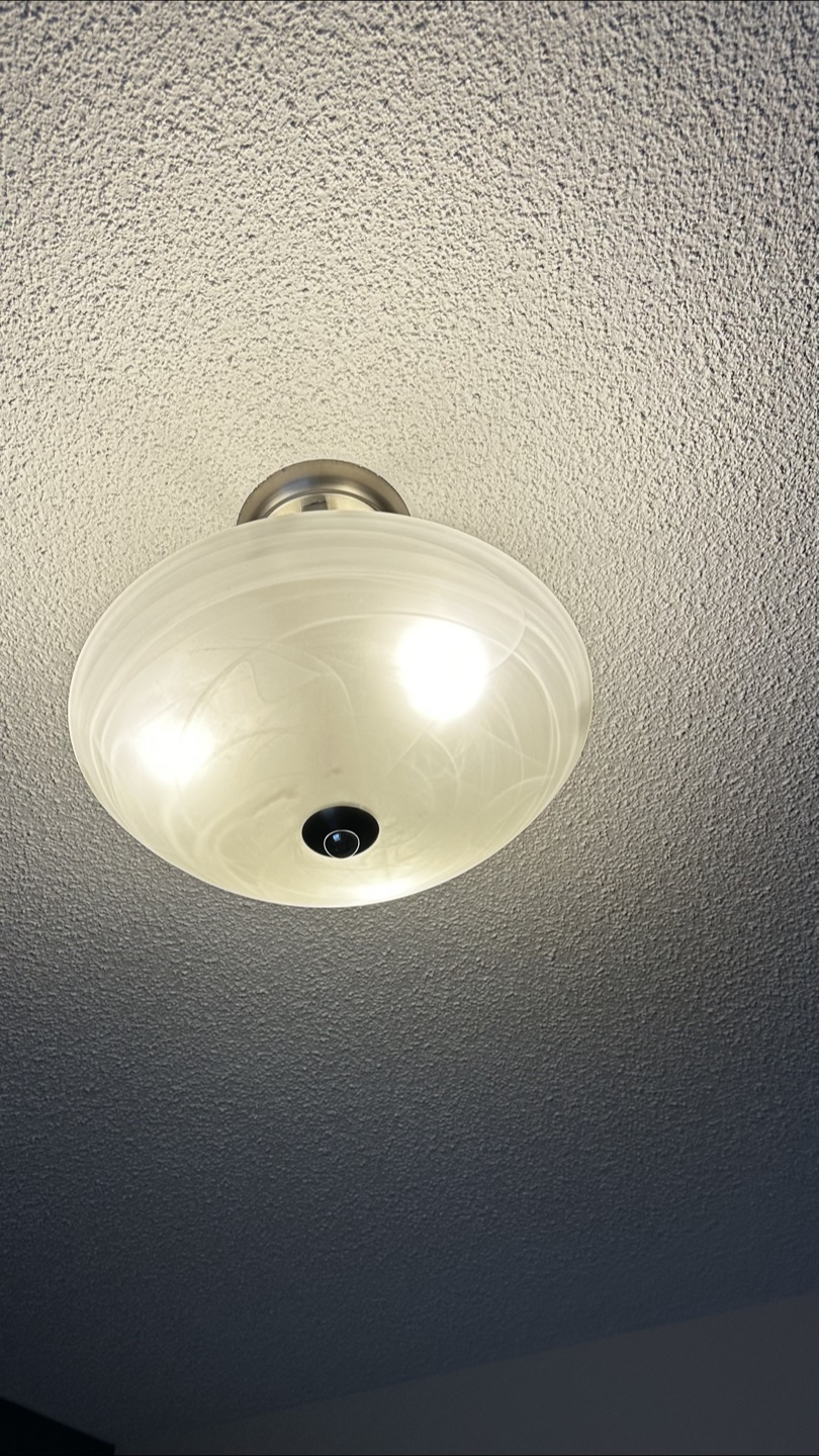 Modern Brushed Nickel Semi-Flush Mount Ceiling Light Fixture - photo 5
