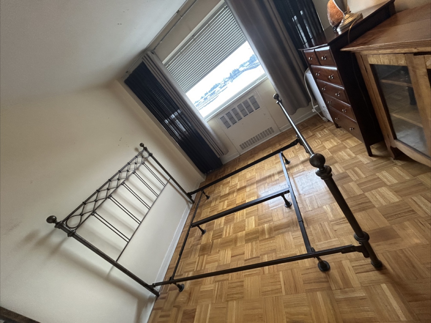 Queen Metal Bed Frame with Headboard - photo 2