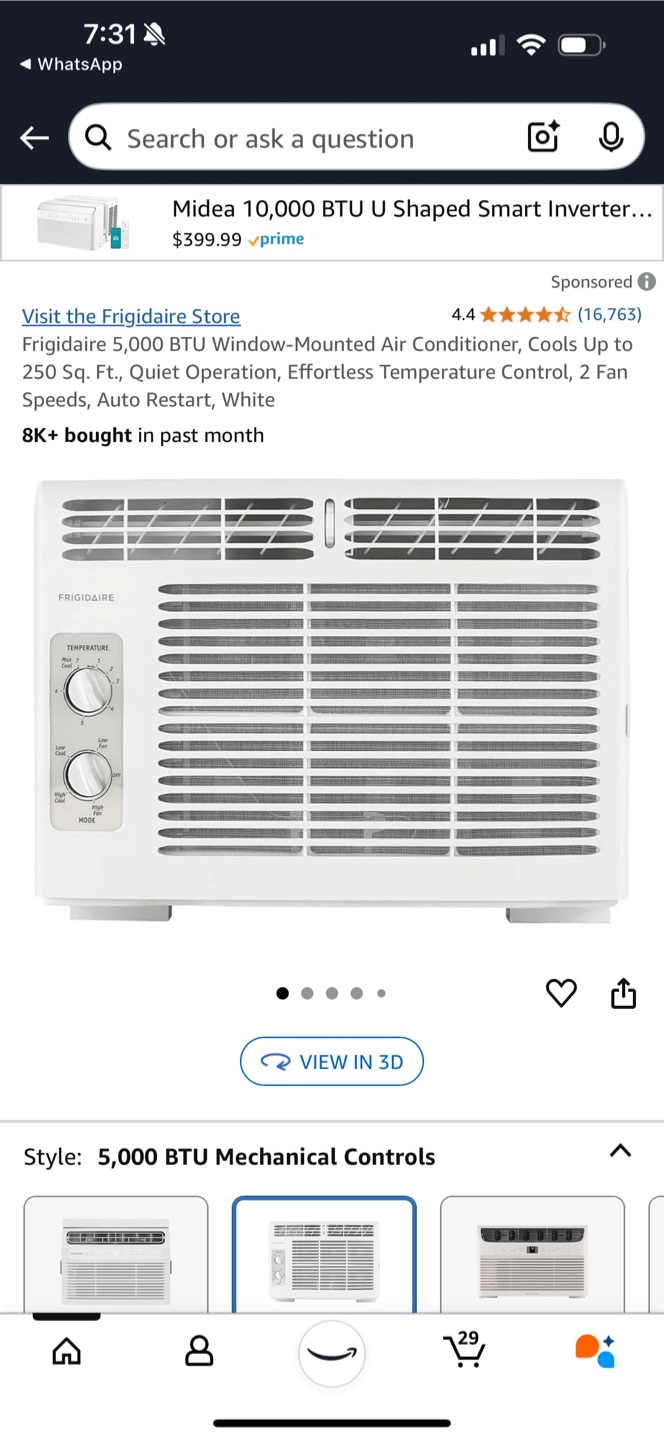 Frigidaire 5,000 BTU Window Air Conditioner - photo 3