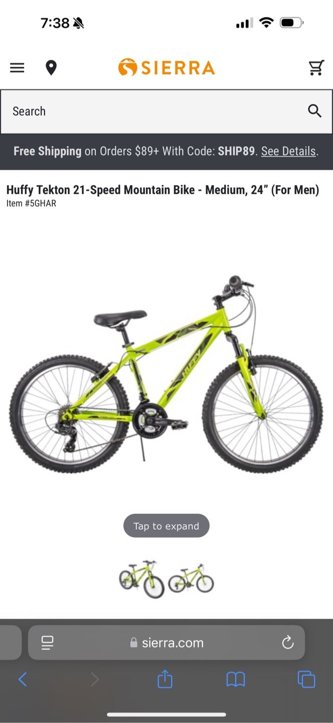 Huffy Ty Tekton 21-Speed Mountain Bike - Men's Medium, 24" - photo 2
