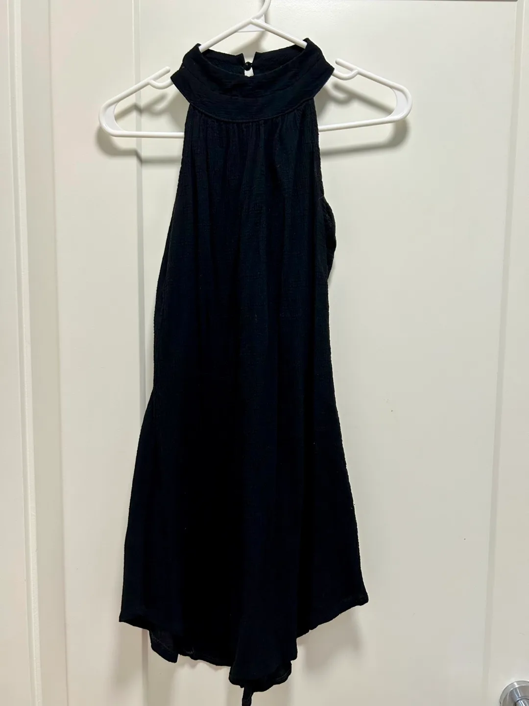 Black Halter Neck Mini Dress thumbnail