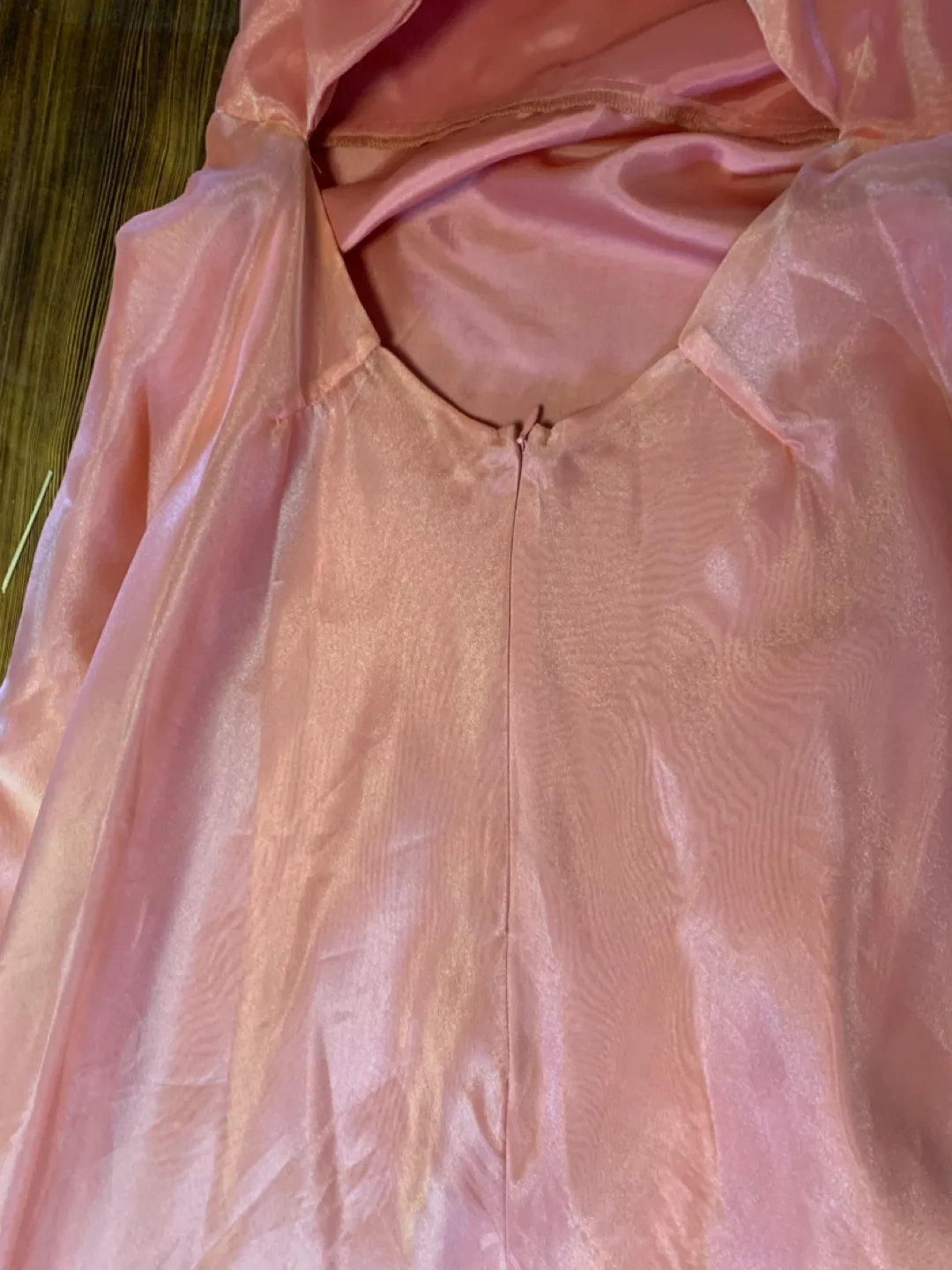 Salmon Pink Formal Gown Size 14 image indicator(3)