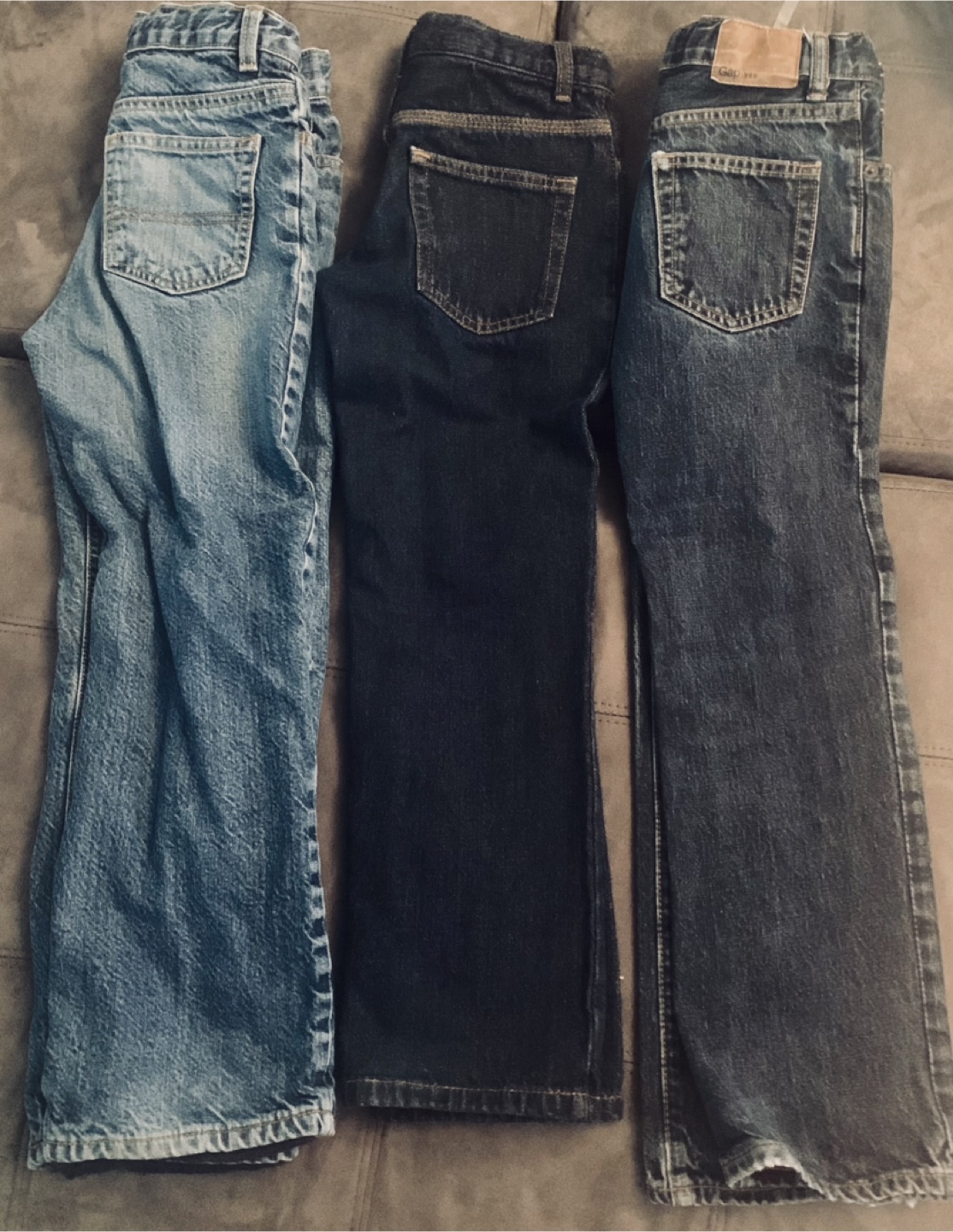 Three pairs of Kids boys' jeans