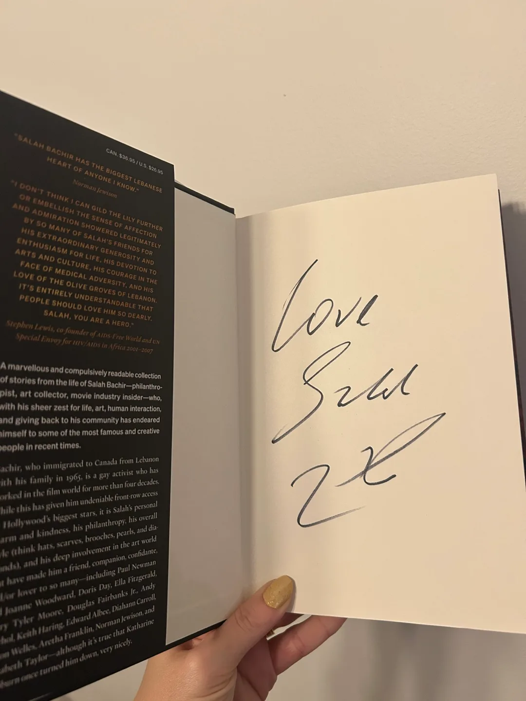 *NEW*Autographed copy: First to Leave the Party by Salah Bachir image indicator(3)