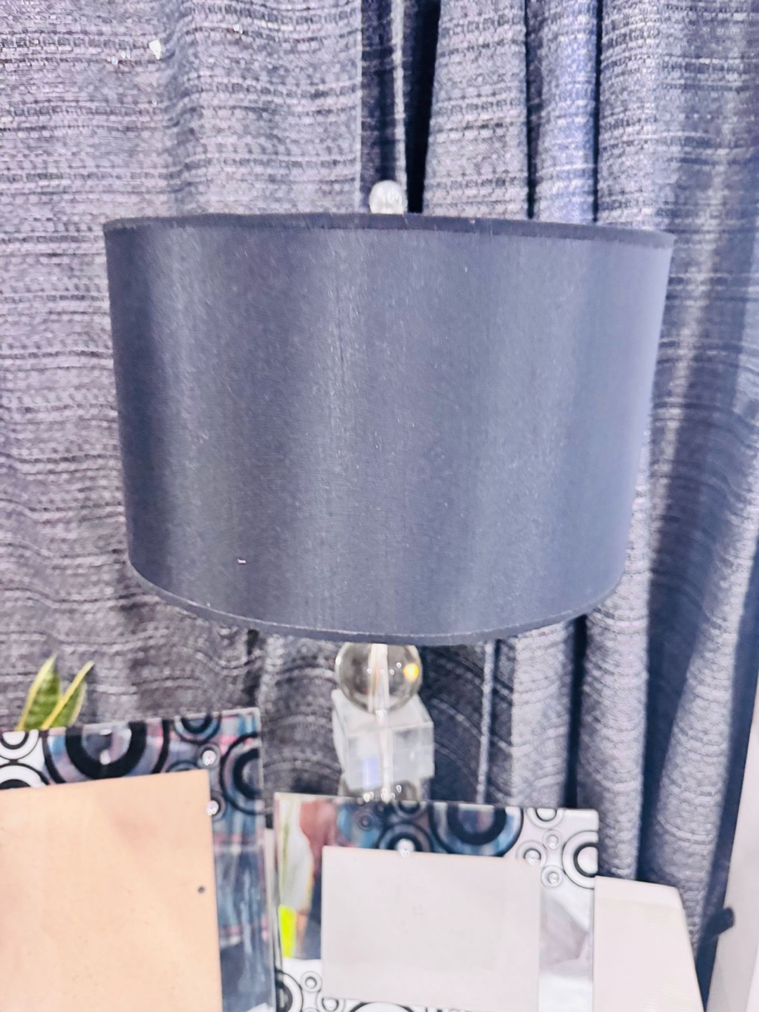 Pair of Crystal Table Lamps with Matching Picture Frames - photo 3