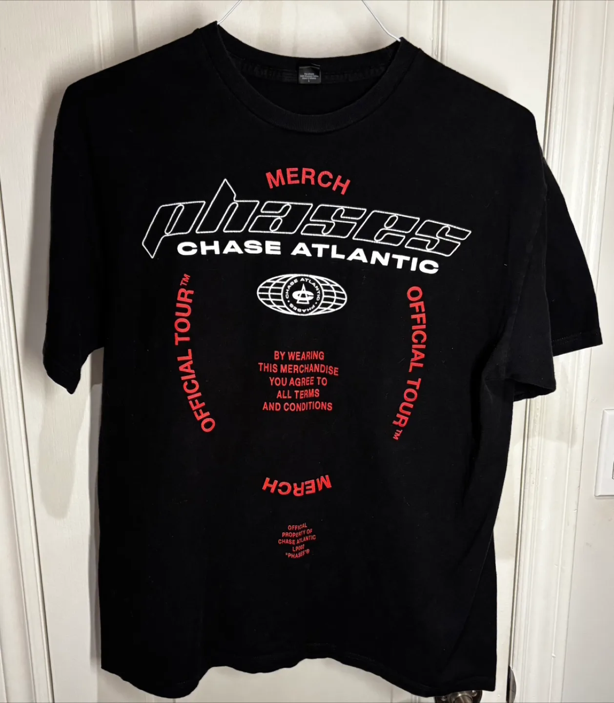 Chase Atlantic T-Shirt - Large - 2019 Phases Tour Official Merch thumbnail