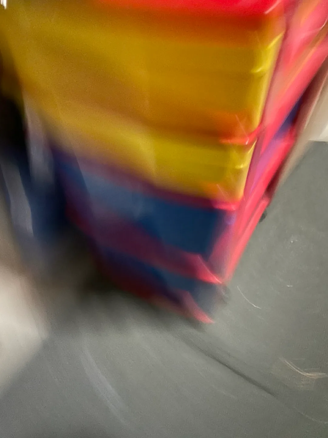 Multi-coloured Plastic Storage Cart with Drawers image indicator(3)